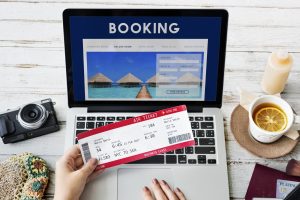 Booking Hotel Reservation Travel Destination Concept